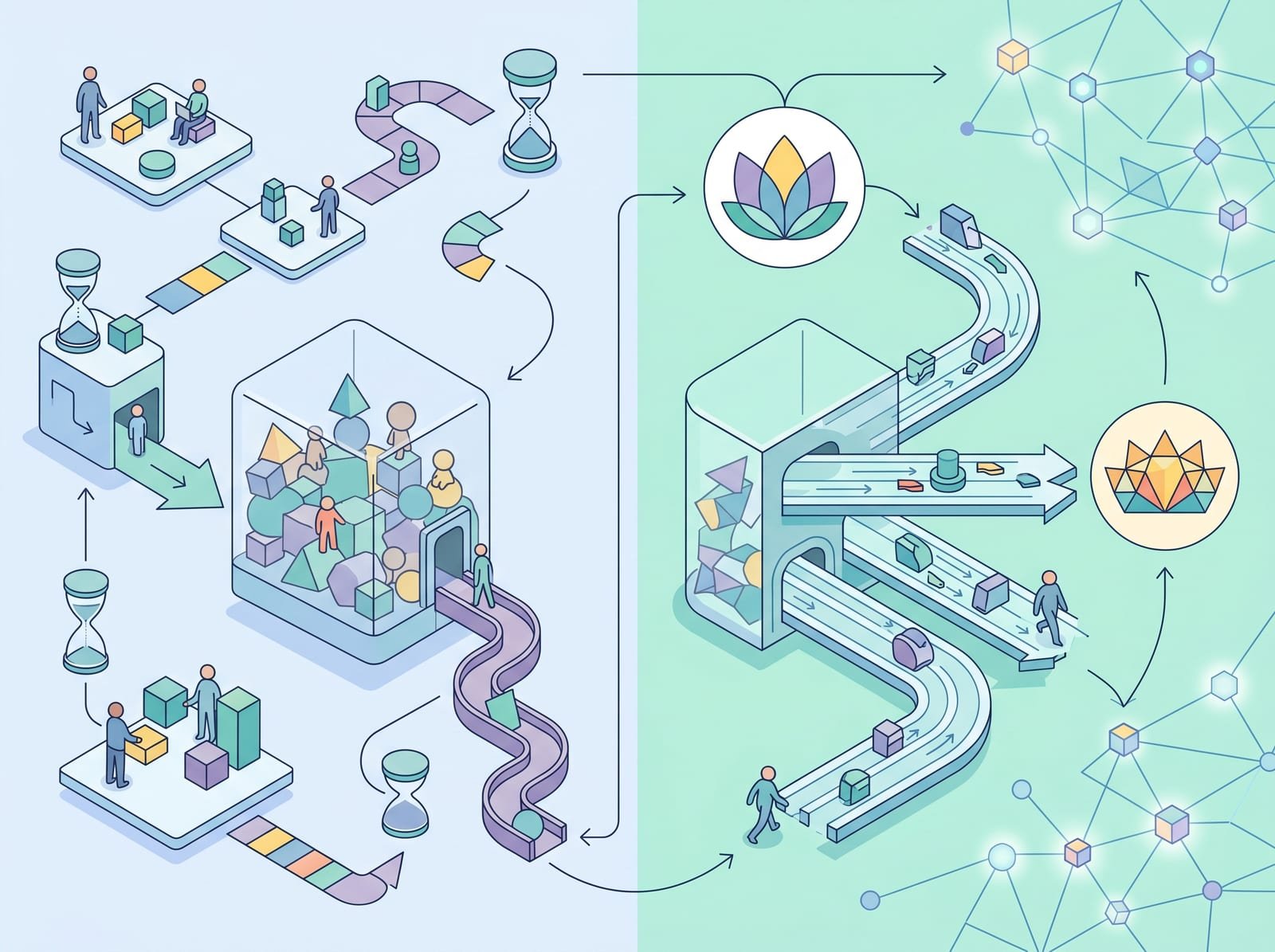Diagram of Ethereum's Shanghai and Shapella upgrades