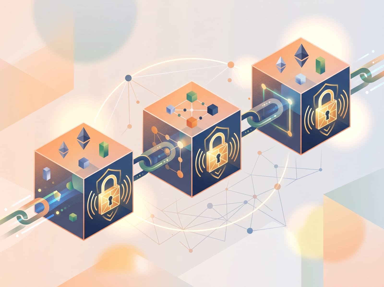 Illustration of blockchain structure