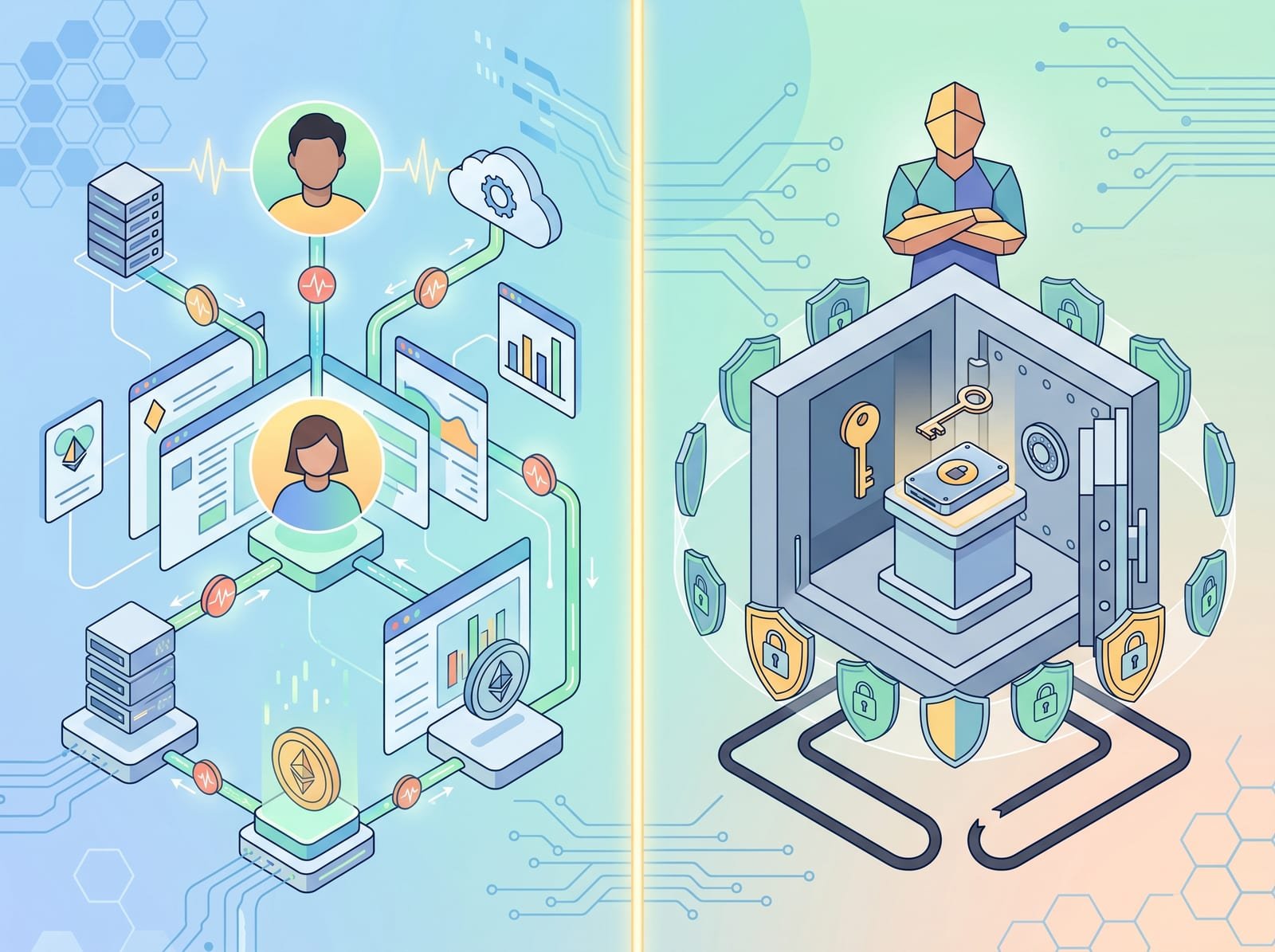comparison between hot and cold wallets