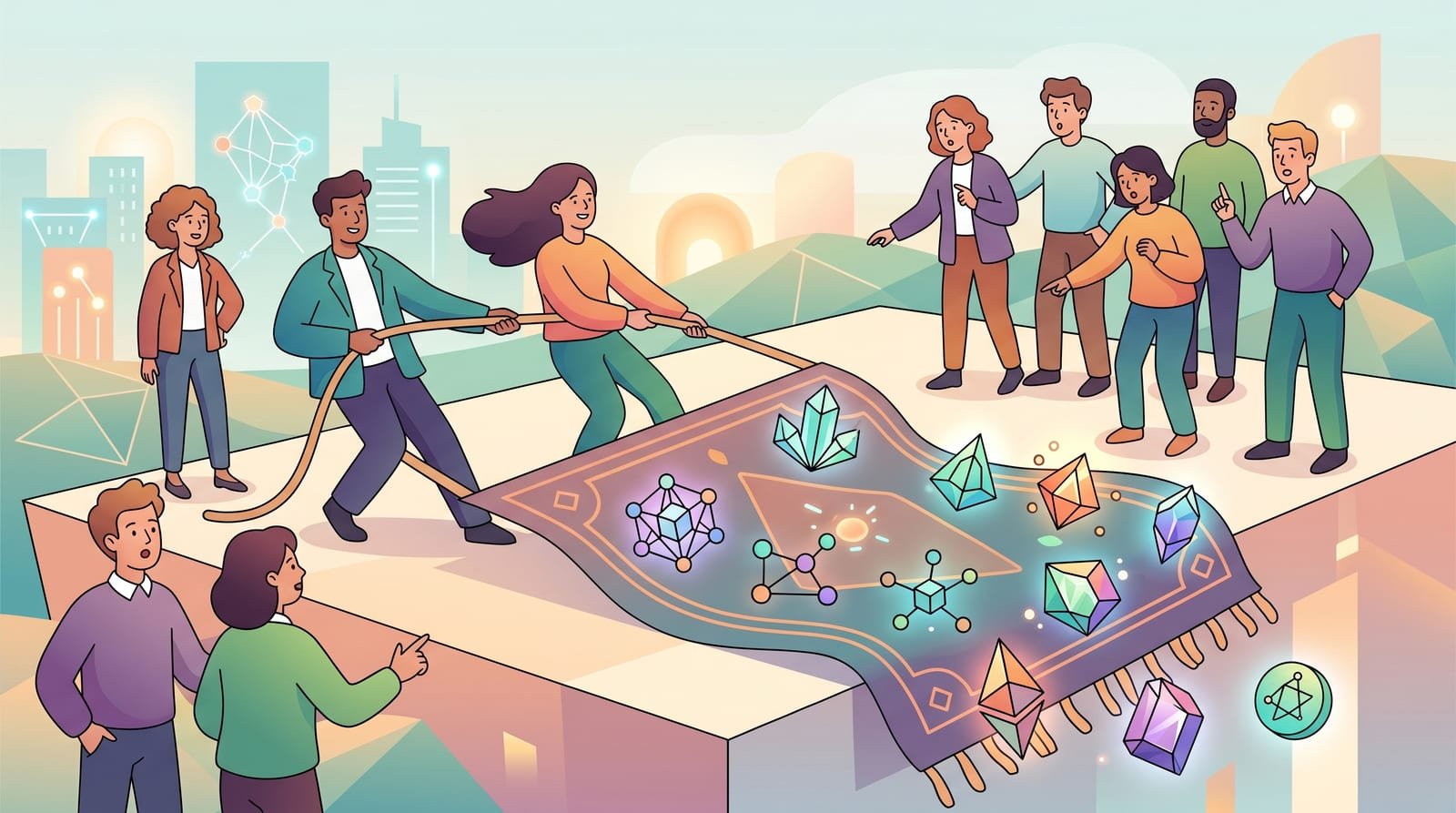 Comprender los tirones de alfombra en criptodivisas