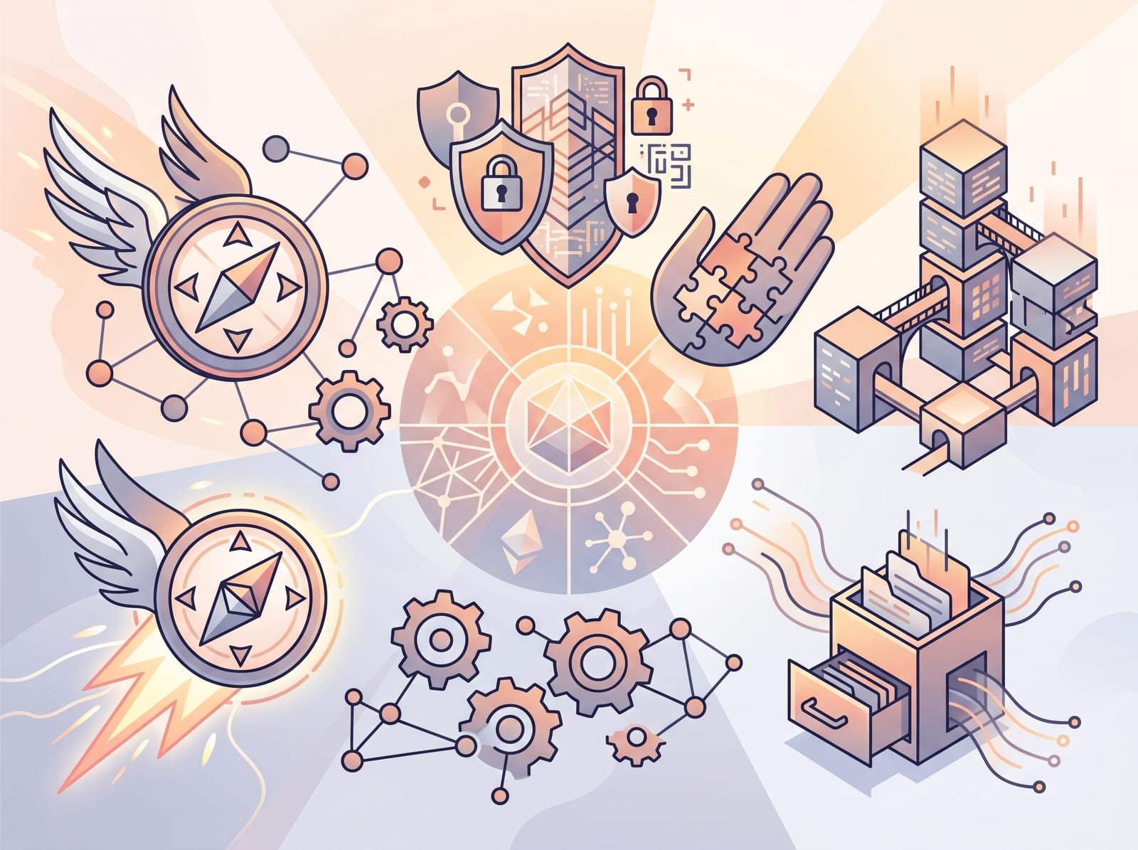various altcoin symbols
