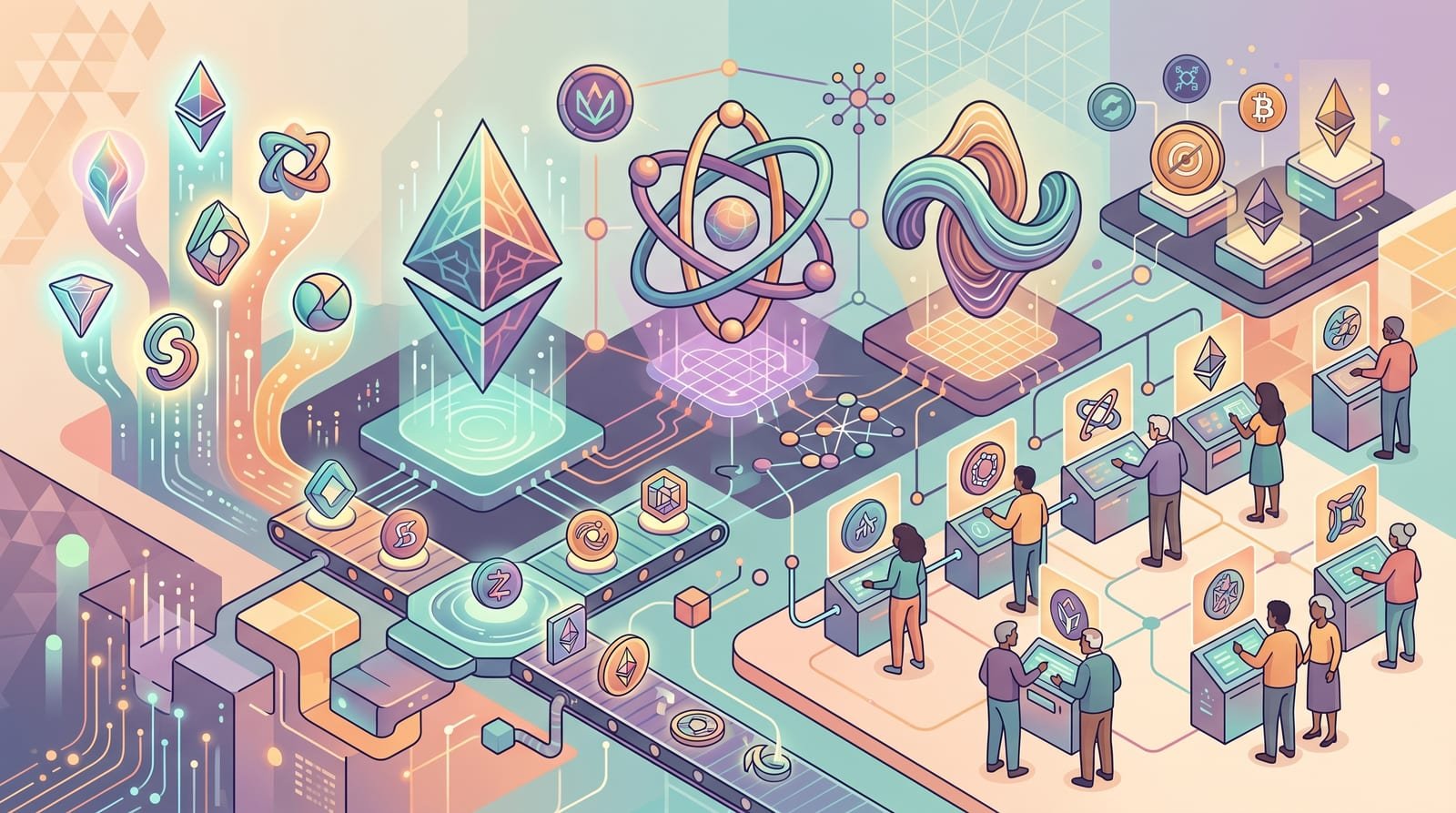 Explorar la variedad de criptomonedas