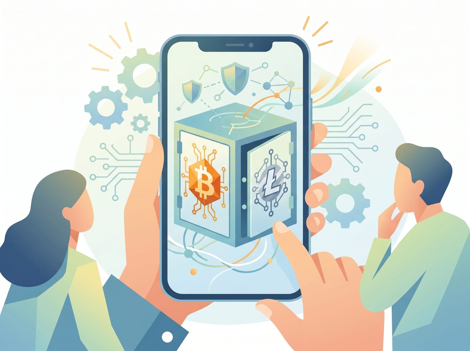 Digital wallet for storing cryptocurrencies